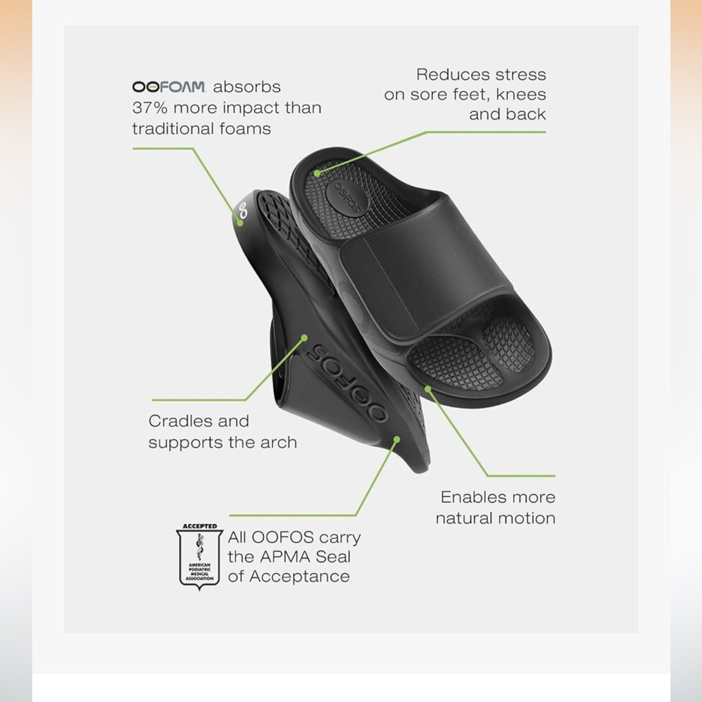 Oofos ooahh sport recovery sandal - Picture 2 of 8